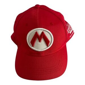 Super Mario Bros Movie Hat Red‎ Snapback Nintendo Illumination Promo Cap